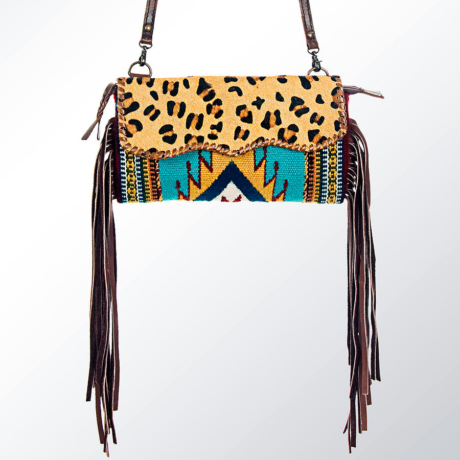 American Darling Wristlet Bag Handcrafted from Floral Embossed Damascus Genuine Leather with YKK Zipper and Wrist Strap