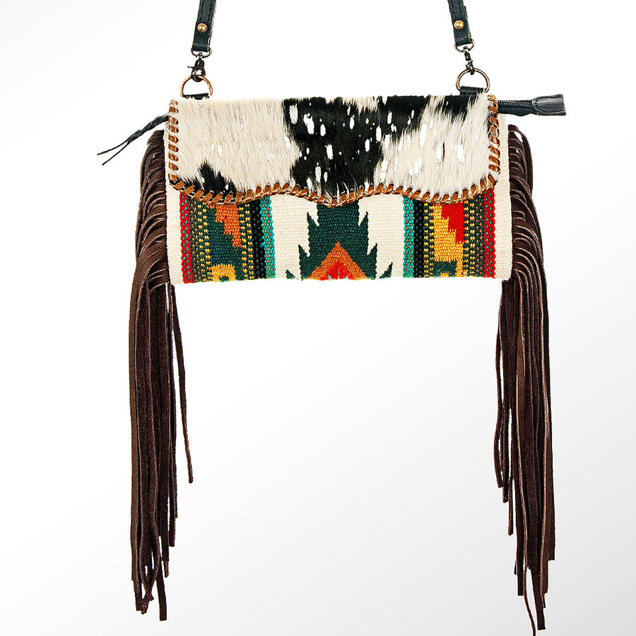 American Darling Wristlet Bag Handcrafted from Floral Embossed Damascus Genuine Leather with YKK Zipper and Wrist Strap