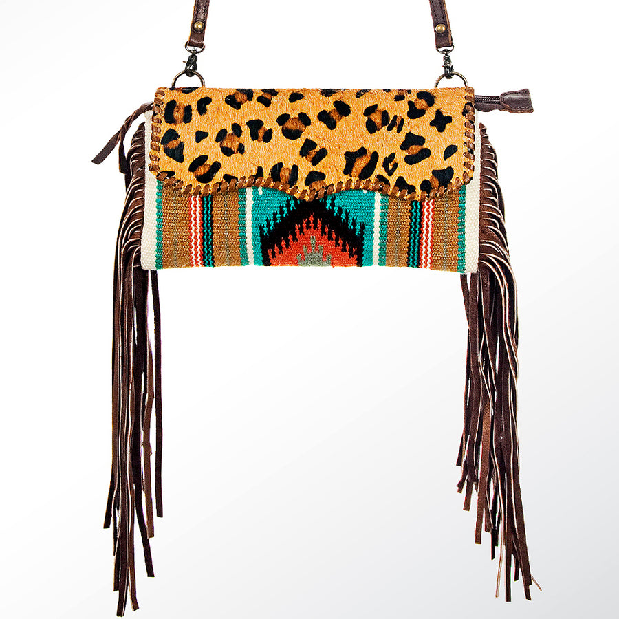 American Darling Wristlet Bag Handcrafted from Floral Embossed Damascus Genuine Leather with YKK Zipper and Wrist Strap