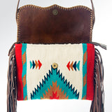 American Darling Saddle Blanket Genuine Leather Women Bag Western Handbag Purse