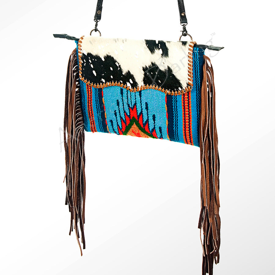 American Darling ADBG236F-ACSL Cross Body Saddle Blanket Hair On by Hilason – Cowboy and equestrian accessories