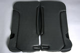 32 in X32 in Hilason Foam Pu Leather Felt Horse Saddle Pad Black