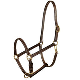 Horze Fremont Leather Horse Halter Black