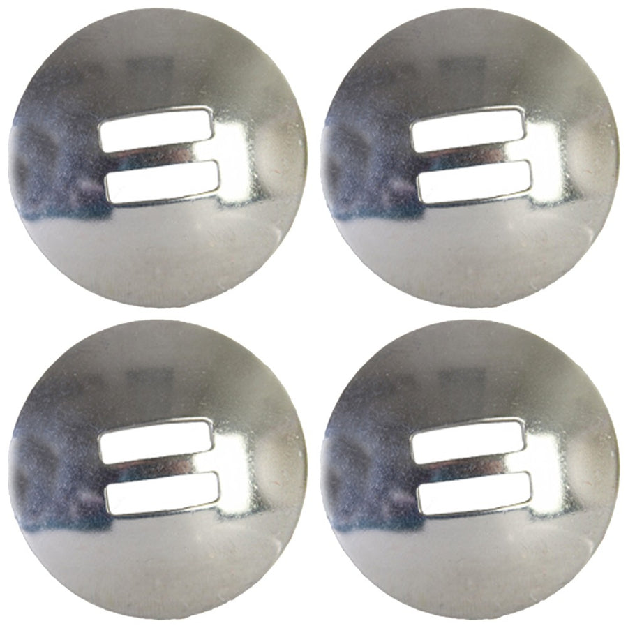 4 piece 1 1/2 In Hilason Horse Tack Stainless Steel Plain Slotted Round Concho - Uhorse