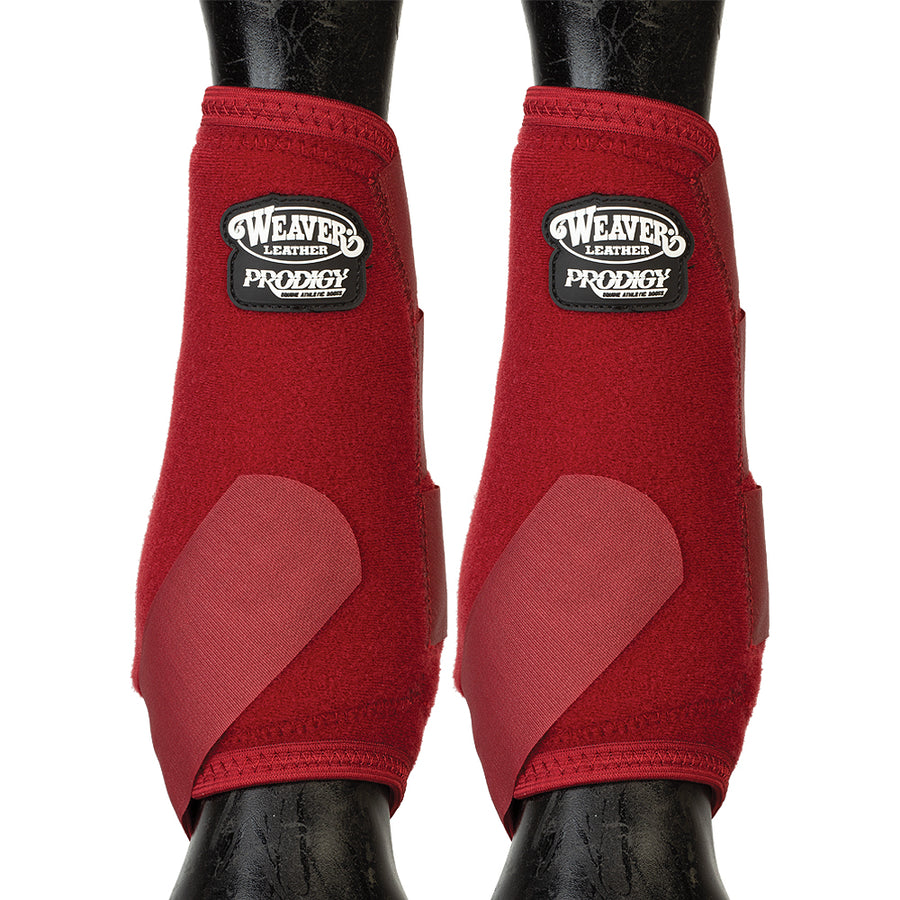 Small Horse Front Boots Prodigy Athletic 2 Pack Burgundy - Uhorse