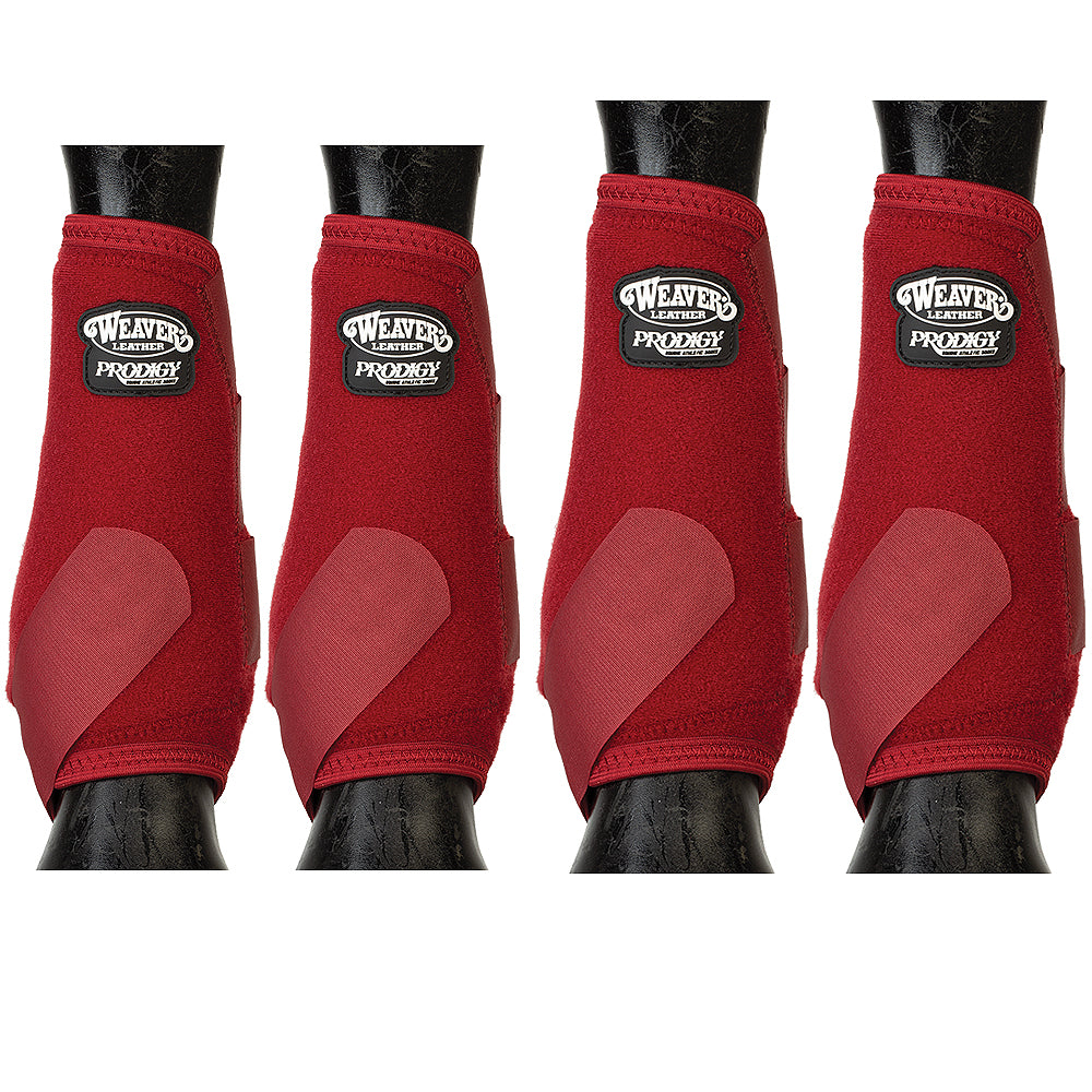 Medium Weaver Horse Leg Boots Front Rear Prodigy Athletic Four