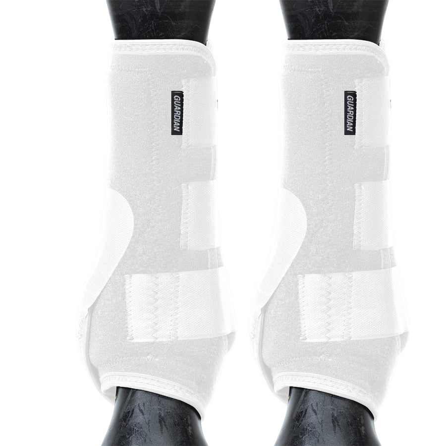 Large Horse Front Boots Synergy Guardian Athletics White - Uhorse