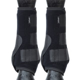 Large Weaver Horse Front Boots Synergy Sport Athletics Black