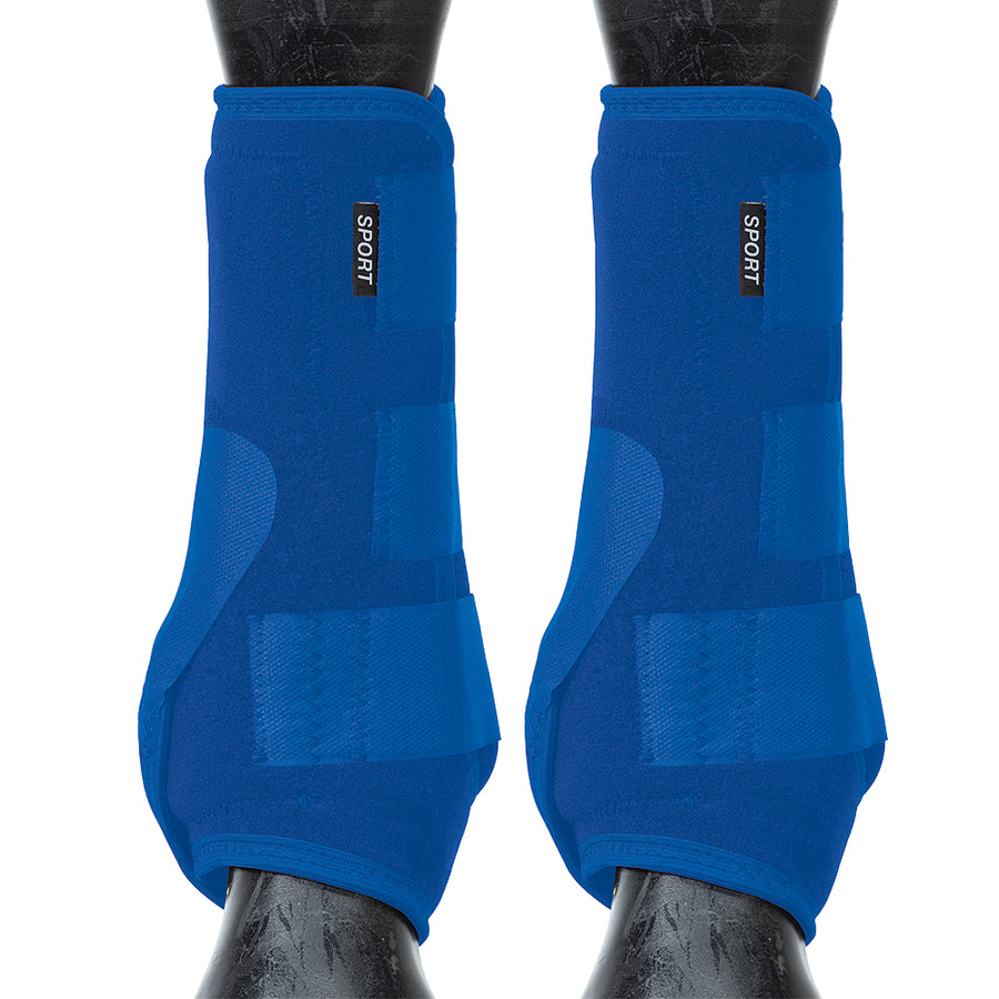 Medium Horse Front Boots Synergy Sport Athletics Blue - Uhorse