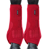 Weaver Horse Front Boots Synergy Sport Athletics Red