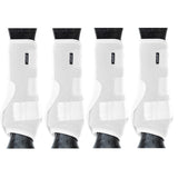 Medium Weaver H. Front Hind Boots Synergy Sport Athletics 4pk White – by Hilason – Cowboy and equestrian accessories