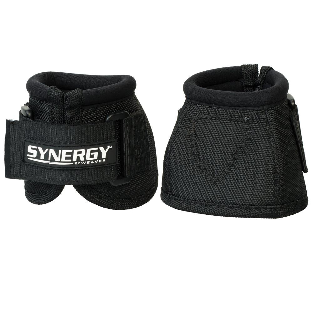 Weaver Horse Bell Boots Synergy Extended Life Black