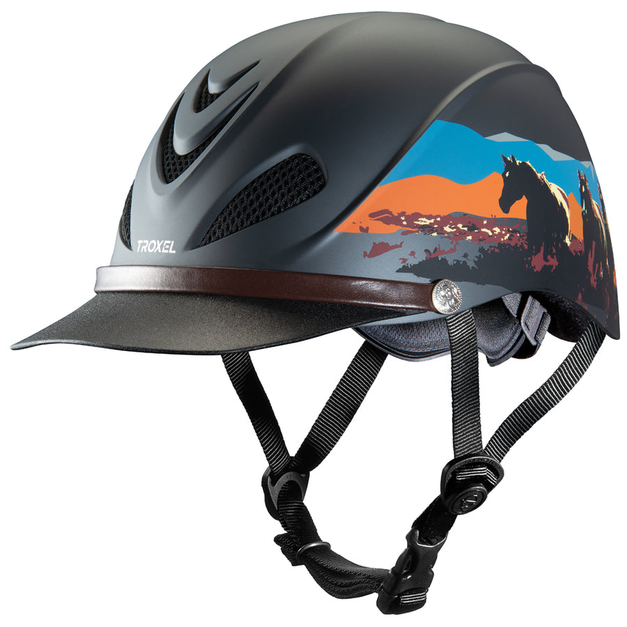 Troxel Horse Riding Helmet Western Dakota Badlands - Hilason