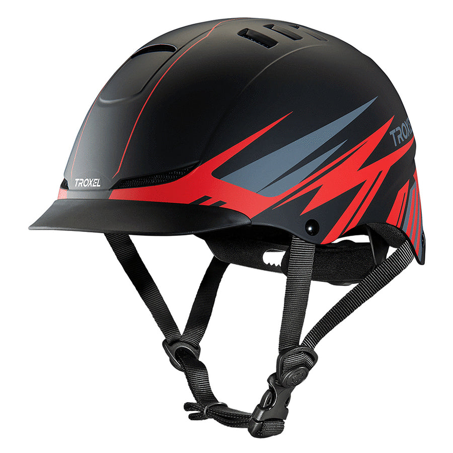 Troxel Western Red Flash Horse Riding Helmet Medium - Uhorse