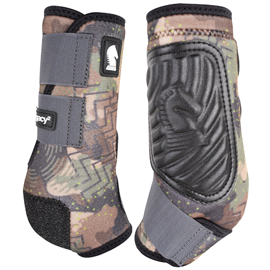 Small Classic Equine H. Hind Boots Classicfit Sling Camo by Hilason – Cowboy and equestrian accessories