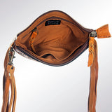 American Darling ADBGZ233 Wallet Hand Tooled Saddle Blanket Genuine Leather Women Bag Western Handbag Purse