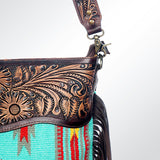 American Darling Cross Body Saddle Blanket Genuine Leather Western Women Bag |Handbag Purse Crossbody for Cute