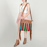 American Darling Cross Body Saddle Blanket Hand Tooled Genuine Leather Western Women Bag Handbag Purse Travel Bags College