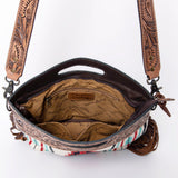 American Darling ADBGZ246 Clutch Hand Tooled Saddle Blanket Genuine Leather Women Bag Western Handbag Purse