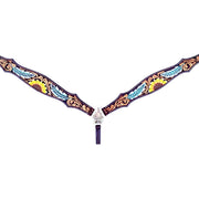HILASON Western Horse Headstall Breast Collar Set American Leather | Tack for Horses