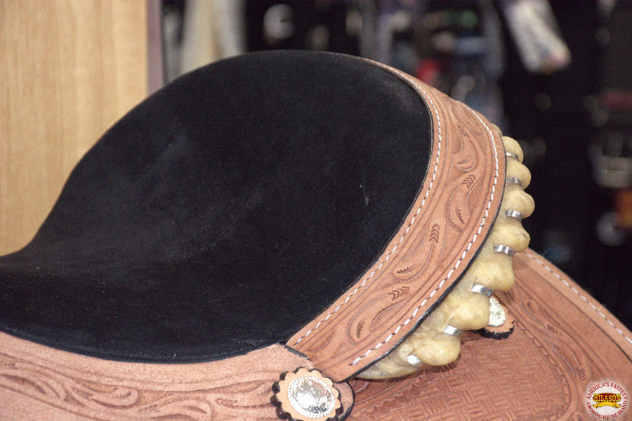 HILASON Western Horse Saddle American Leather Ranch Roping Cowboy | Hand Tooled Wade & For Horses
