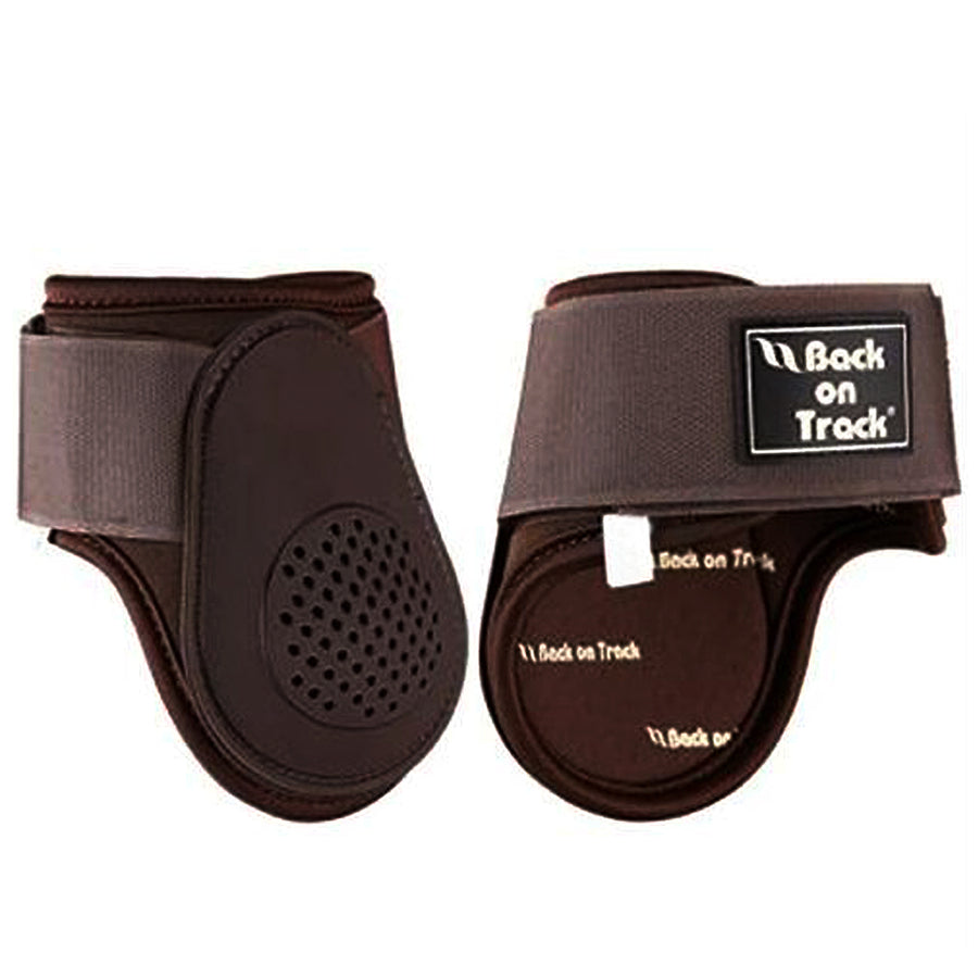 Full Size Back On Track Horse Hind Leg Ankle Boots Royal Brown - Uhorse