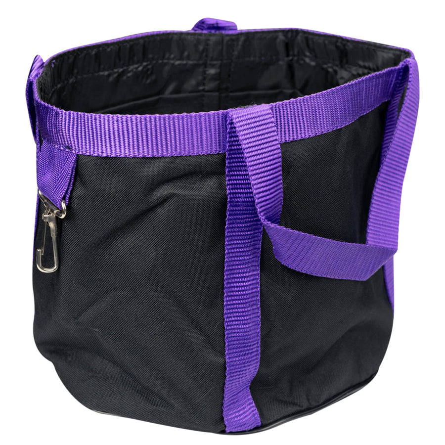 HILASON Horse Grooming Bag Heavy Duty Durable Canvas Purple - Uhorse