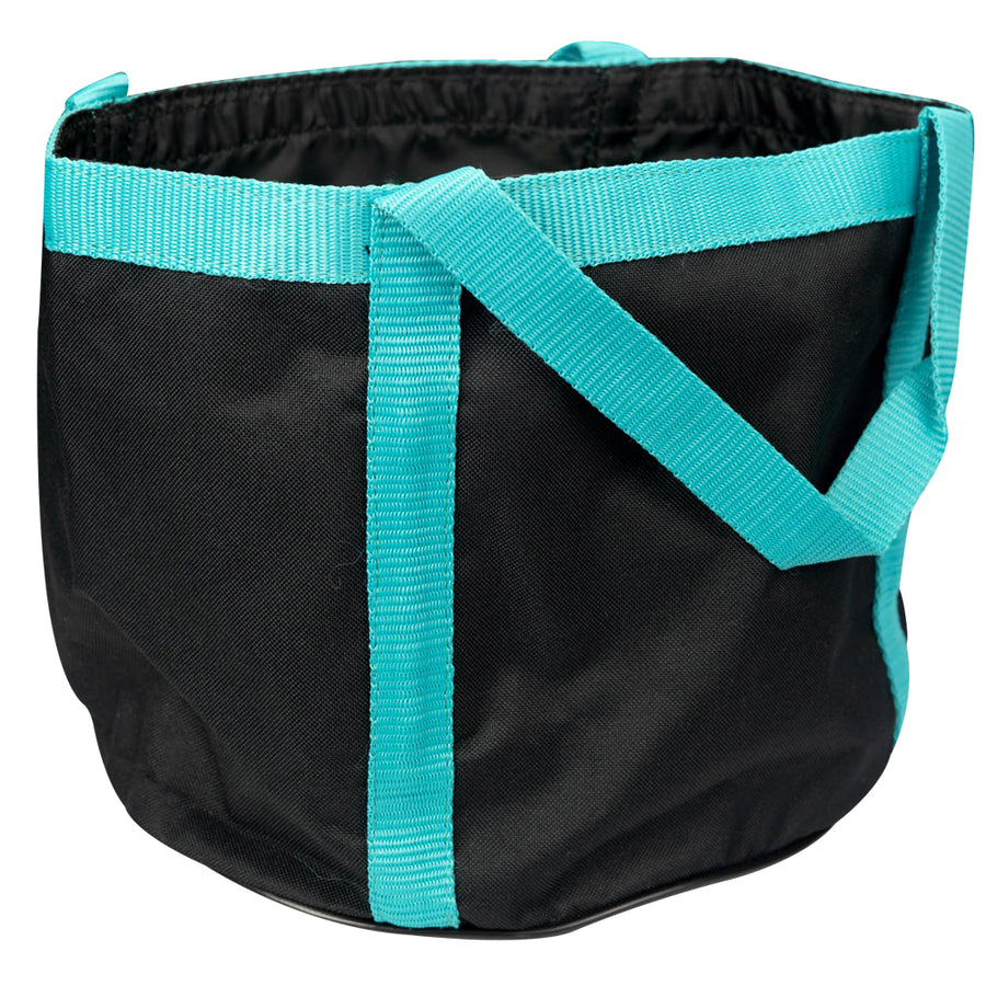 HILASON Horse Grooming Bag Heavy Duty Durable Canvas Teal - Uhorse
