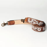 American Darling ADSTF123 Hand Tooled Genuine Leather Crossbody Handle Strap For Bags