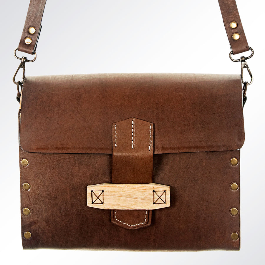 American Darling Cross body Bag Handcrafted Vegetable Tanned Genuine Leather Western Purse with YKK Zipper