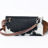 American Darling ADBG553BRW Wallet Hair-On Genuine Leather Women Bag Western Handbag Purse