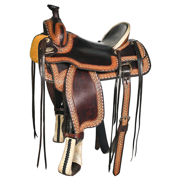 Western Horse Saddle American Leather Ranch Roping Hilason - Uhorse