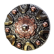 HILASON Western Screw Back 3 Tone Finishing Concho Horse Saddle & Tack