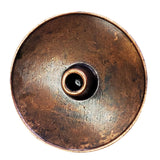 HILASON Western Screw Back Antique Copper Enamel Concho Turquoise Saddle & Tack