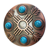 Antique Copper Turquoise Stone