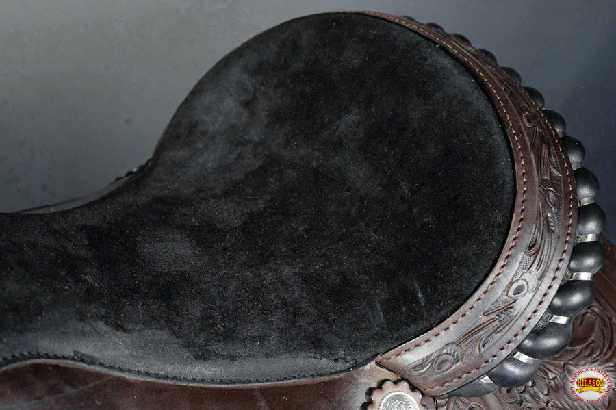 HILASON Western Horse Saddle American Leather Cowboy Trail Ranch Roping | Hand Tooled Wade & For Horses