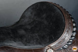HILASON Western Horse Saddle American Leather Cowboy Trail Ranch Roping | Hand Tooled Wade & For Horses