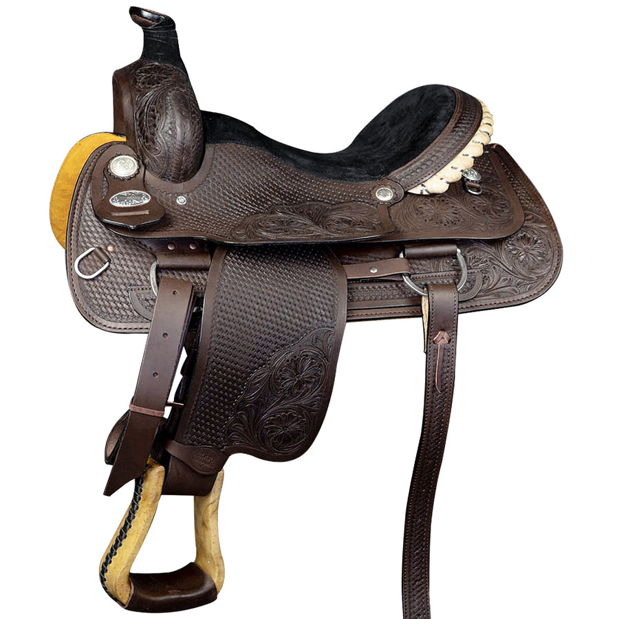 Western Horse Saddle American Leather Ranch Roping Cowboy Hilason - Uhorse
