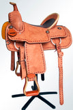 16 In Western Horse Saddle Genuine Leather Trail Roping Ranch Tack Set Comfytack