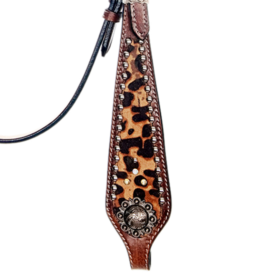 American Darling Western Horse Floral Genuine Leather Headstall Tack Set | Breast Collar for Horses