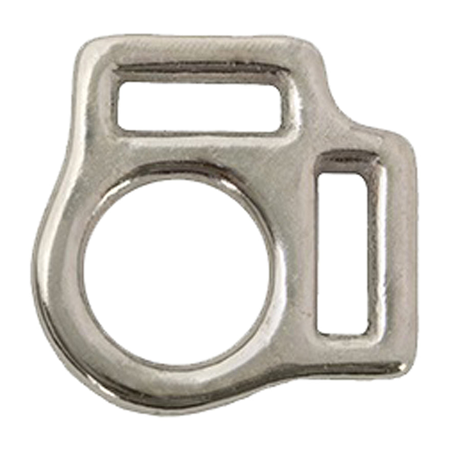 5/8 In X3/4 Hilason 2 Sided Halter Square Malleable Iron Nickel Plated