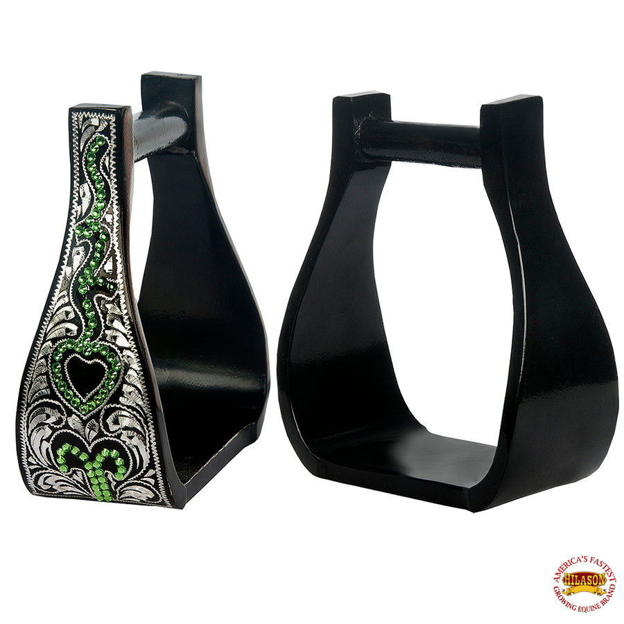 HILASON H. W. Saddle Engraved Metal Roper Stirrups | tack Trail Riding by Hilason – Cowboy and equestrian accessories