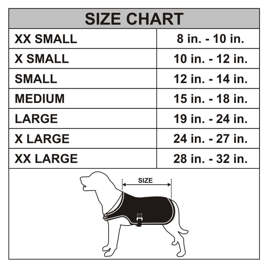 HILASON Waterproof Dog Winter Jacket Coat 600D 200GSM Heavy Duty Turnout Blanket – Warm Fleece-Lined Coat for Cold Weather  for Small Medium Large Dogs