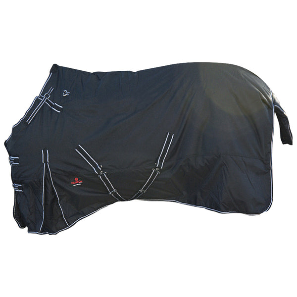 36 in Hilason 600D Waterproof Turnout Miniature Horse Winter Blanket Black - Uhorse