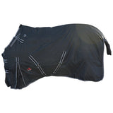 HILASON 600D Waterproof Turnout Miniature Horse Winter Blanket Black| Yearling Blankets | Donkeys for Pony