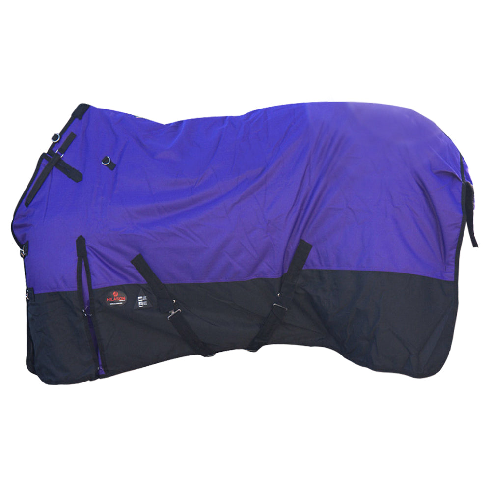Hilason 600D Waterproof Turnout Miniature Horse Winter Blanket Purple