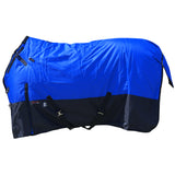 Hilason 1200D Waterproof Turnout Miniature Horse Winter Blanket Blue