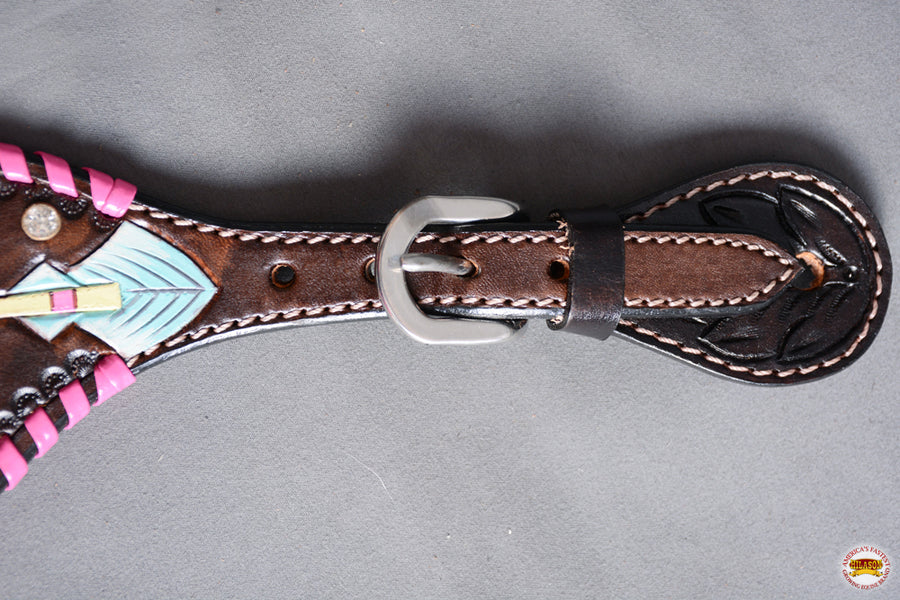 HILASON Hand-Tooled Leather Spur Straps for Men & Women – Western Design, Adjustable Fit