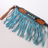 Hilason Western Horse Hand Tooled Genuine Leather Breast Collar Tan