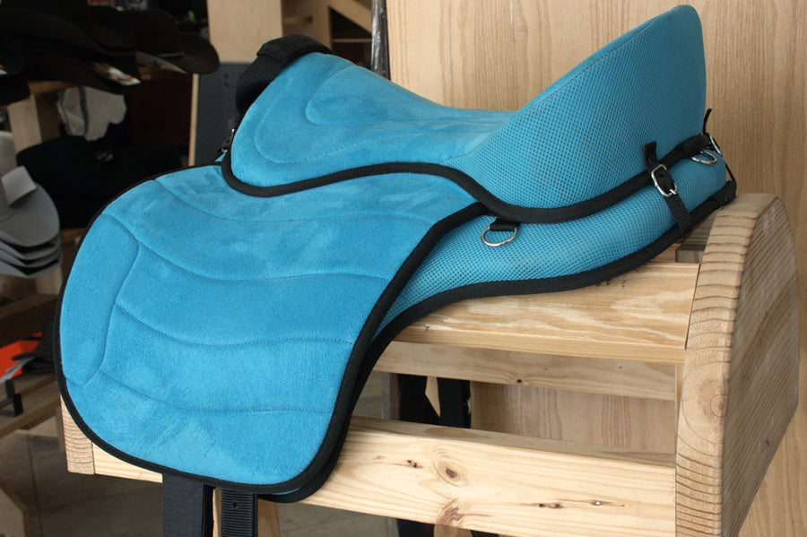 Western Bareback Horse Saddle Pleasure Trail Riding Treeless Hilason